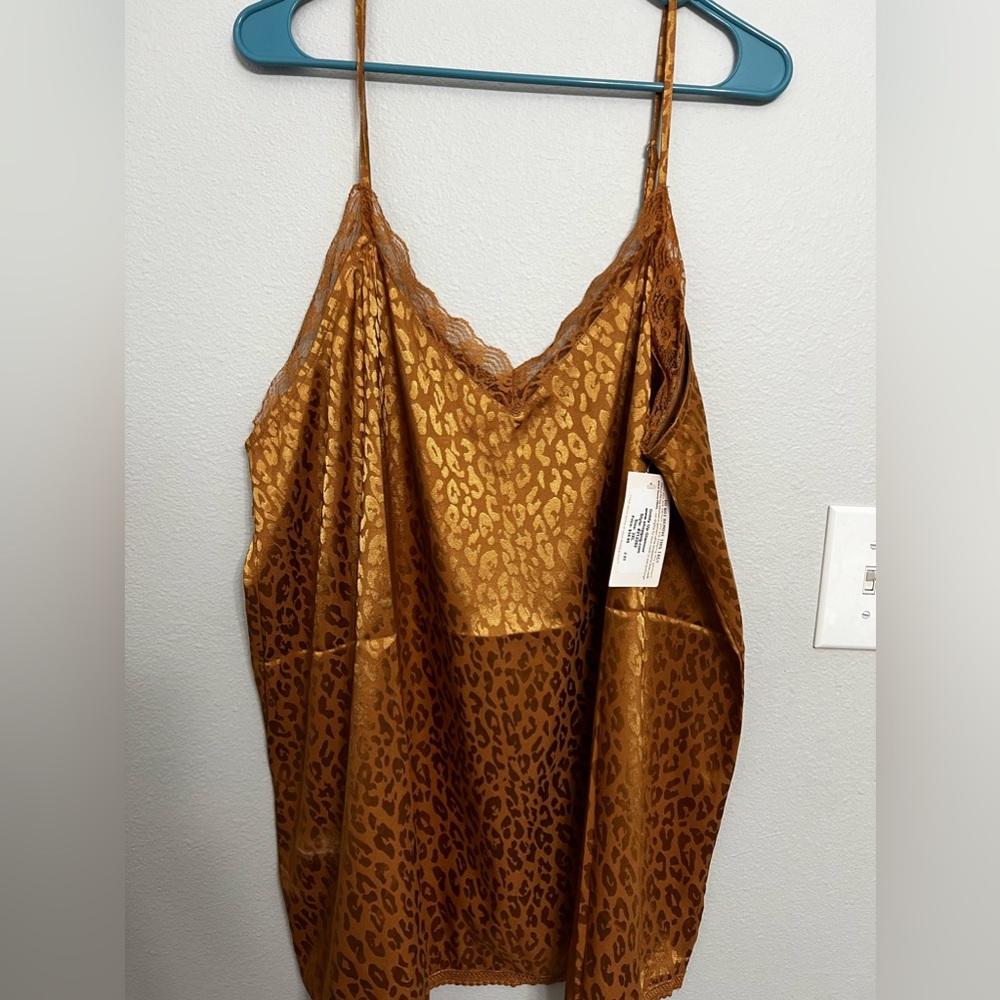 Oddi Leopard Satin Camisole